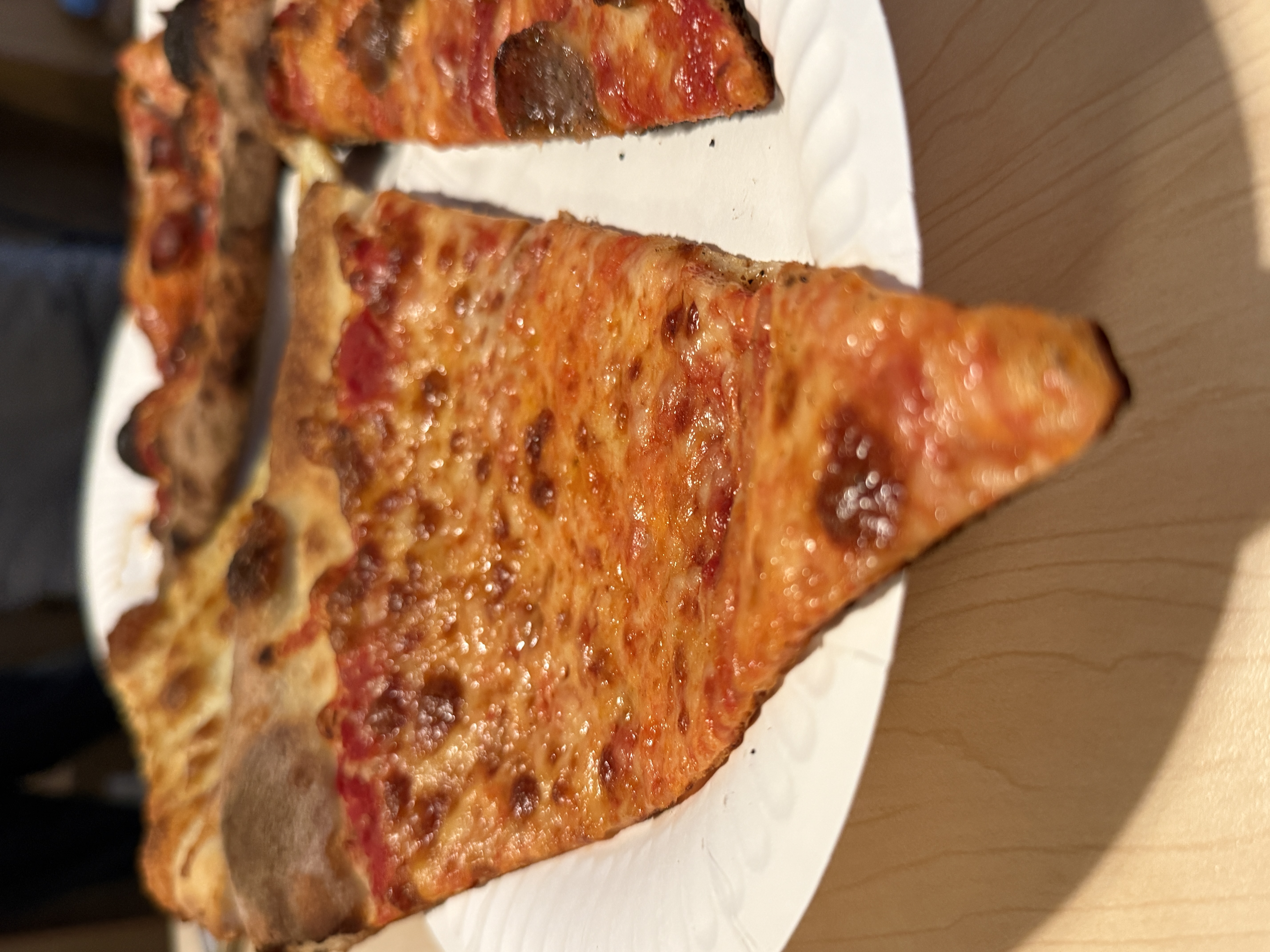 Cheese slice at Paulie Gee's Slice Shop