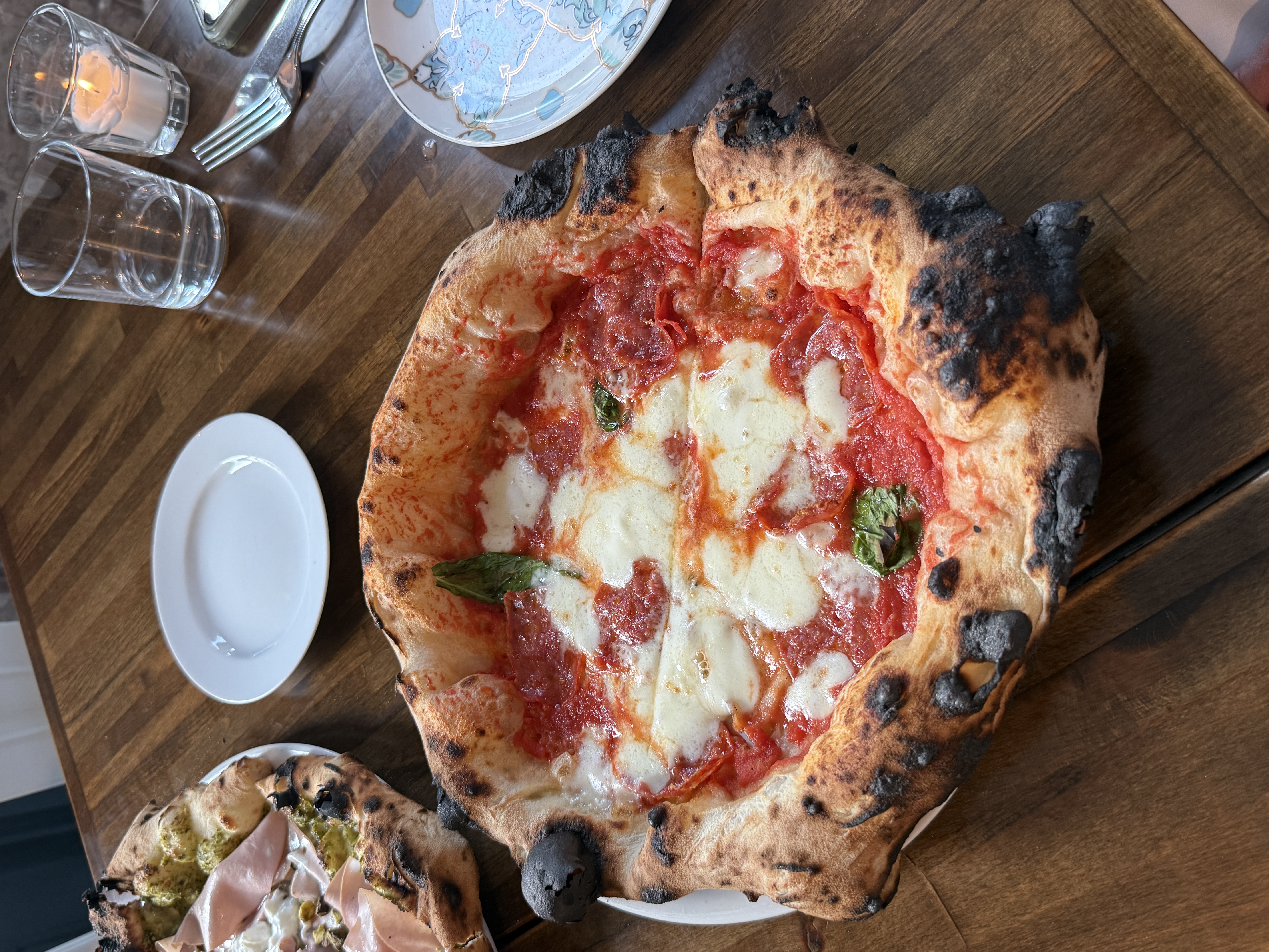 Diavolo pizza at Sorellina